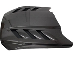 Carbon Fiber Hood AMS Style for Ford MUSTANG 2DR 2018-2023