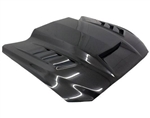 Carbon Fiber Hood Terminator Style for Ford MUSTANG 2DR 18-23