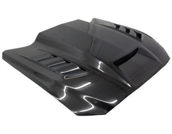 Carbon Fiber Hood Terminator Style for Ford MUSTANG 2DR 18-23