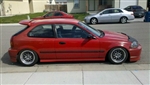 Honda Civic Hatch 3Dr wingswest spoiler whaletail (mugen) with led
