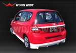 2007-2008 Honda Fit Racing Series Rear Hatch Mid Spoiler