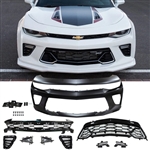 16-18 Chevy Camaro SS 50th Anniversary Front Bumper Conversion With DRL PP