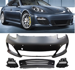 2010-2013 Porsche Panamera 4S Style Unpainted Front Bumper Cover PP
