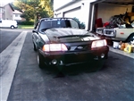1987-1993 Ford Mustang 2Dr Gt 500 Blk Carbon Fiber Hood