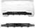 2017-2023 Tesla Model 3 V Style Unpainted Rear Bumper Lip Diffuser