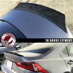 2014-2020 Lexus IS250 F Sport V Style High Kick FRP Trunk Spoiler Wing