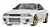 1990-1994 Nissan Skyline R32 Gtr 2Dr Demon Side Skirts (do luck style )
