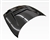 Carbon Fiber Hood V Line Style for Toyota Supra 2DR 1993-1998