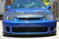 BYS style civic bumper fiberglass / carbon fiber lip 99-00