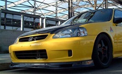 1999-2000 Honda Civic 2Dr/4Dr/Hb Spoon style Carbon Fiber Lip