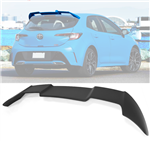 19-22 Toyota Corolla 4DR Hatchback Roof Spoiler Unpainted Black