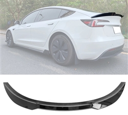 2024 Tesla Model 3 Performance Style Gloss Black Trunk Spoiler ABS