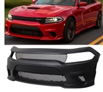 2015 - 2021 Dodge Charger Hellcat Conversion Front Bumper Cover - PP