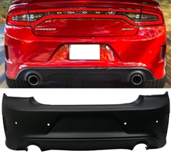 15-22 Dodge Charger Rear Bumper Cover Conversion-PP Polypropylene