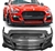 2015-2017 Ford Mustang GT500 Style Front Bumper Cover Conversion - PP Polypropylene