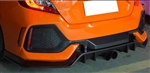 Fits 16-18 Honda Civic CTR Type R 10th-Gen Rear Bumper PP Injection