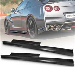 2009-2024 Nissan R35 GTR OE Factory Style Unpainted Side Skirts PP
