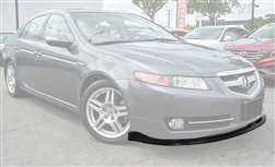 07-08 Acura TL CS Style Front Bumper Lip Unpainted - PU Poly Urethane