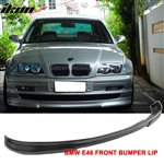 Fits 99-01 BMW E46 3 Series 4Dr Sedan H2 Style Front Bumper Lip Urethane