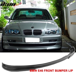 Fits 99-01 BMW E46 3 Series 4Dr Sedan H2 Style Front Bumper Lip Urethane