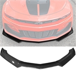 16-23 Chevy Camaro 1LE Style Front Bumper Spoiler Carbon Fiber Print 3PCS