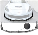 14-19 Chevy Corvette C7 Front Bumper Lip Splitter Carbon Fiber