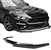 2018-2021 Ford Mustang, GT Perf. Style Unpainted Black PU Polyurethane Air Dam Chin Spoiler Protector Splitter