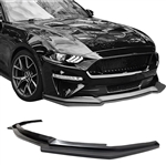 2018-2021 Ford Mustang, GT Perf. Style Unpainted Black PU Polyurethane Air Dam Chin Spoiler Protector Splitter