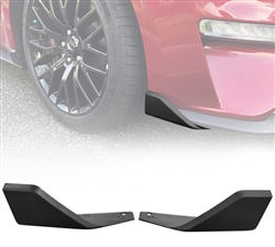 15-23 Ford Mustang GT Style Front Bumper Corner Spoiler Winglet Splitter PP