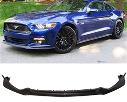 Fits 15-17 Mustang Performance Style Front Chin Lip Splitter Poly Urethane