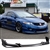 Fits 09-11 Honda Civic 2Dr Coupe HFP HF-P Style Front Bumper Lip - Urethane PU
