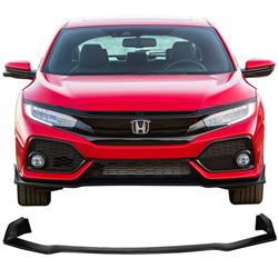 17-20 Honda Civic Si Hatchback 5Dr Type R Style Front Bumper Lip Unpainted