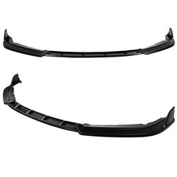 19-20 Honda Civic IKON Style Front Bumper Lip 3Pcs Matte Black