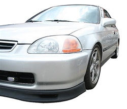 96-98 Honda Civic 2/3dr Front Bumper Lip Spoon Style (PU)