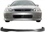 1999-2000 Honda Civic T-R Style Black PP Front Lip