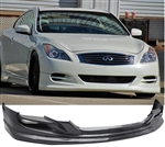 2008-2014 Infiniti G37 2Dr Coupe & Q60 TS Style Front Bumper Lip PU