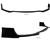 17-20 Infiniti Q60 Coupe S Style Front Bumper Lip Spoiler Unpainted PU