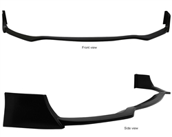 17-20 Infiniti Q60 Coupe S Style Front Bumper Lip Spoiler Unpainted PU