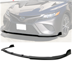 2018-2020 Toyota Camry SE XSE Matte Black Front Bumper Lip PP 3PC