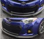 Fits 14-16 Toyota Corolla Type S GT Front Bumper Lip Chin Spoiler - PU Urethane
