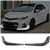 14-16 TOYOTA COROLLA S FRONT BUMPER LIP 2 PIECES - PU