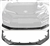20-22 Toyota Corolla SE XSE 4D Gloss Black 3PC Front Bumper Lip