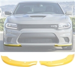 15-19 Dodge Charger SRT Scat Pack Front Bumper Lip Splitter Guard Pair