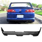 05-06 Acura RSX 2DR Mugen Style PU Rear Bumper Lip Diffuser