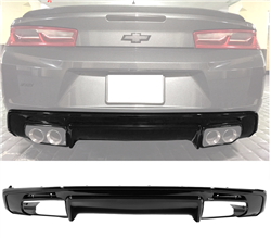 16-23 Chevrolet Camaro OE Style Unpainted Black Rear Bumper Lip Diffuser PP