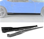16-23 Chevy Camaro Rocker Style Side Skirts Lip Carbon Fiber Print 4PCS PP
