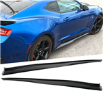 16-23 Chevrolet Camaro ZL1 Style Side Skirts Extension Rocker Panel PP Pair