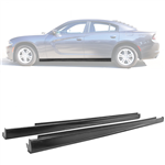 11-22 DODGE CHARGER SIDE SKIRTS EXT ROCKER PANELS PAIR UN- PU