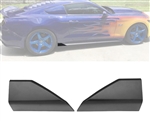 15-23 Ford Mustang Side Skirt Rocker Panel Rear Winglet Splitters Apron 2PC