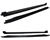15-23 Mustang Side Skirts 2 Fin Style Rocker Panel Extension Side Skirts PP